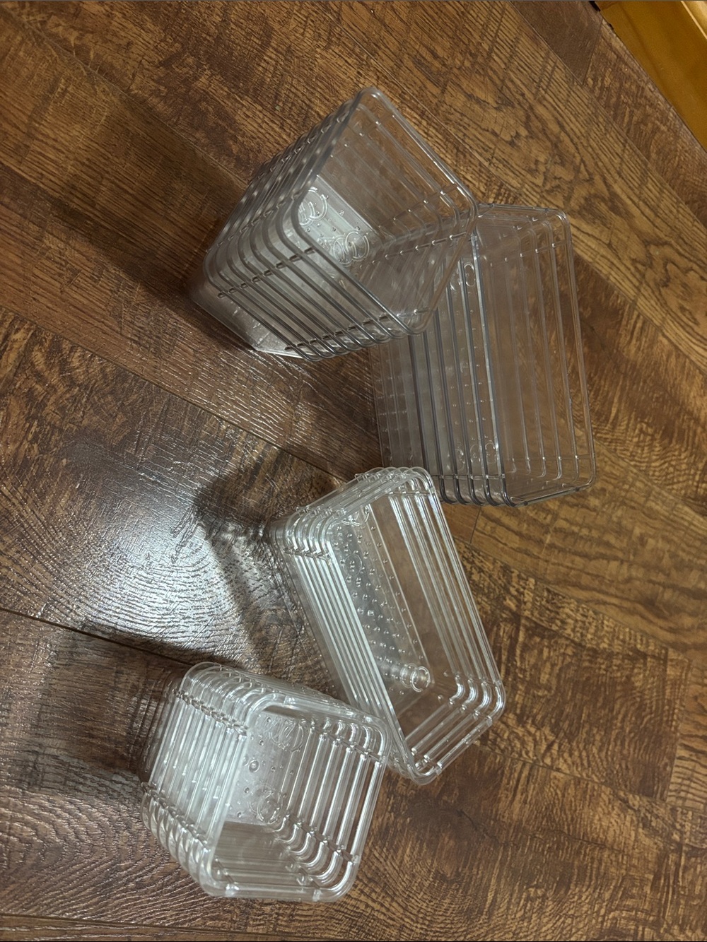 Clear Plastic Stackable Storage Containers